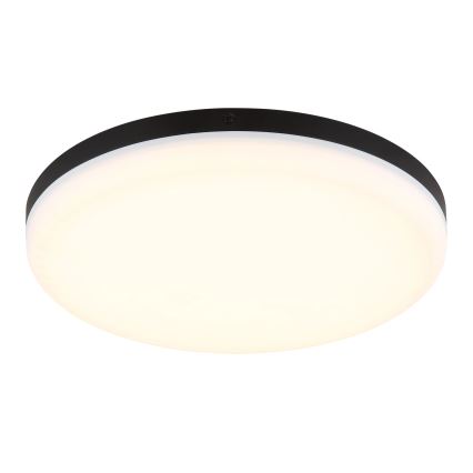 Globo - Plafonnier LED/18W/230V 4000K d. 30 cm noir