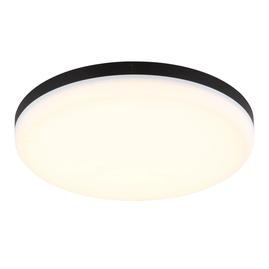 Globo - Plafonnier LED/18W/230V 4000K d. 30 cm noir