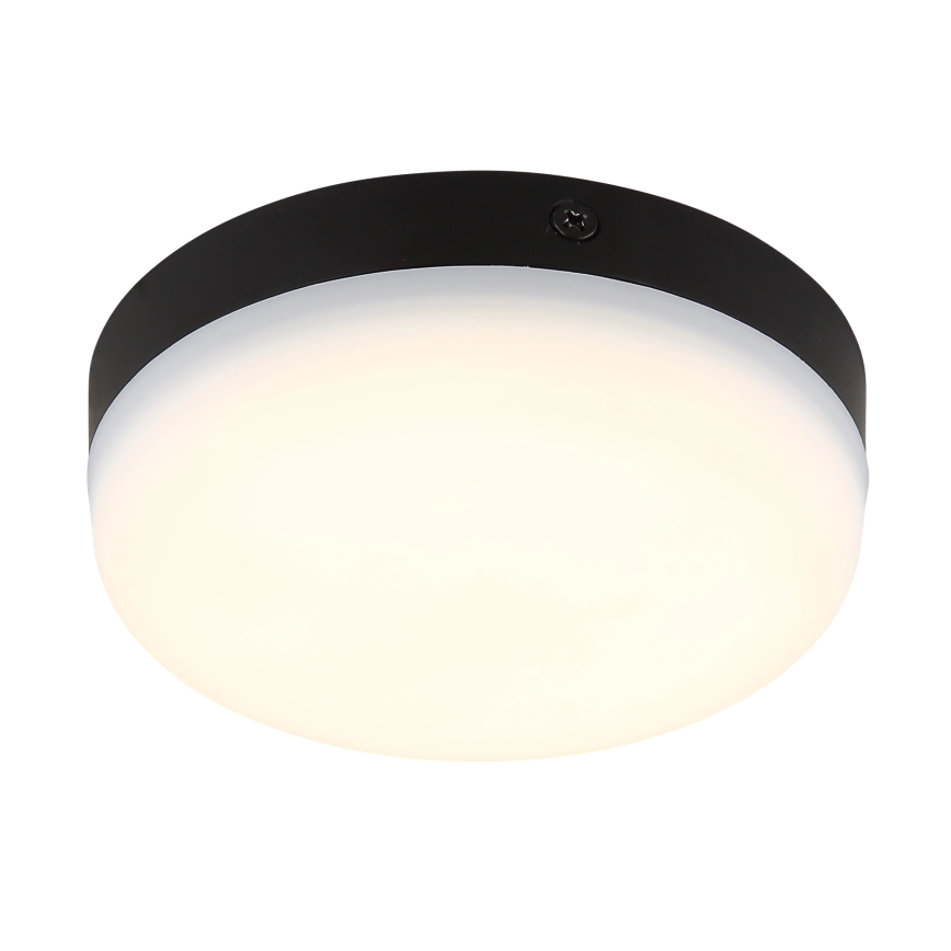 Globo - Plafonnier LED/8W/230V 4000K d. 12 cm noir