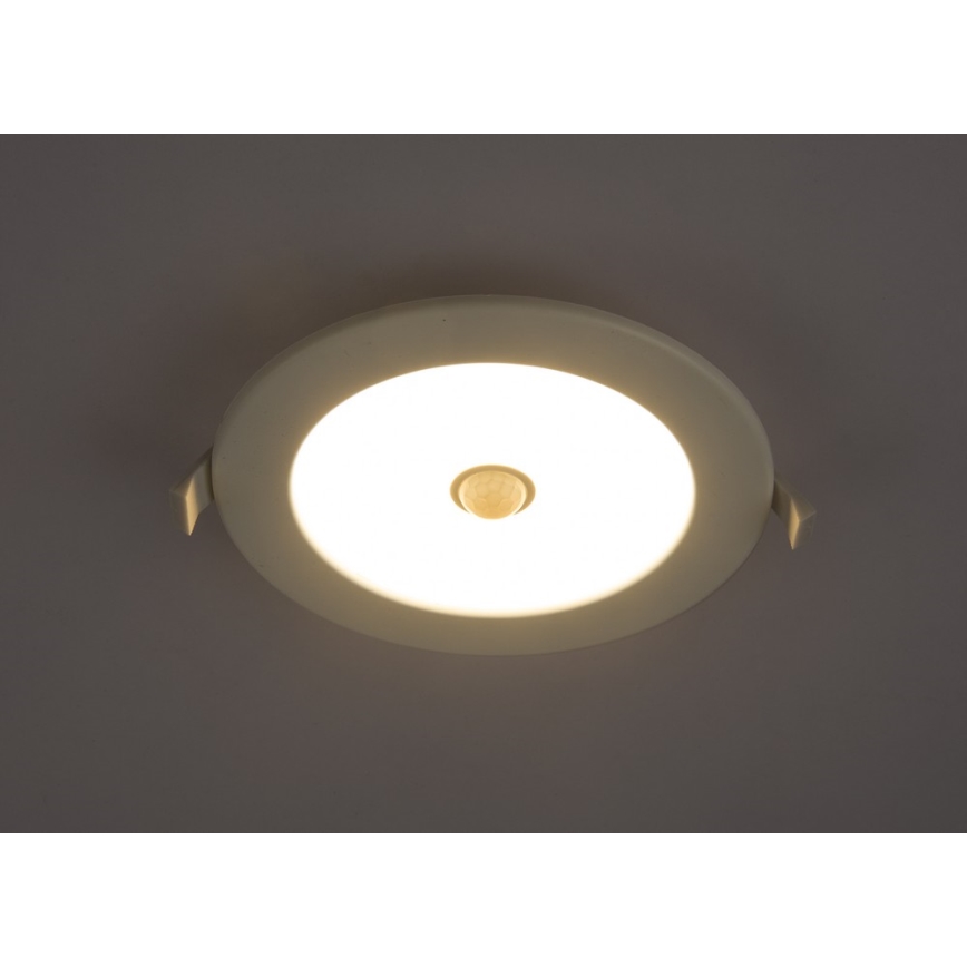 GLOBO - Luminaire LED avec détecteur pour salle de bain 1xLED/12W/230V IP44