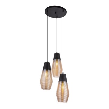 Globo 15043-3 - Suspension avec fil WAYNE 3xE27/60W/230V