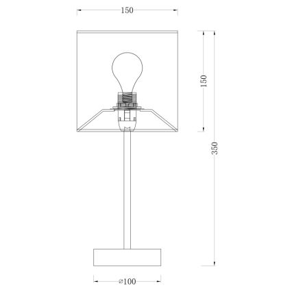 Globo 15185T - lampe de table PACO 1xE14/40W/230V