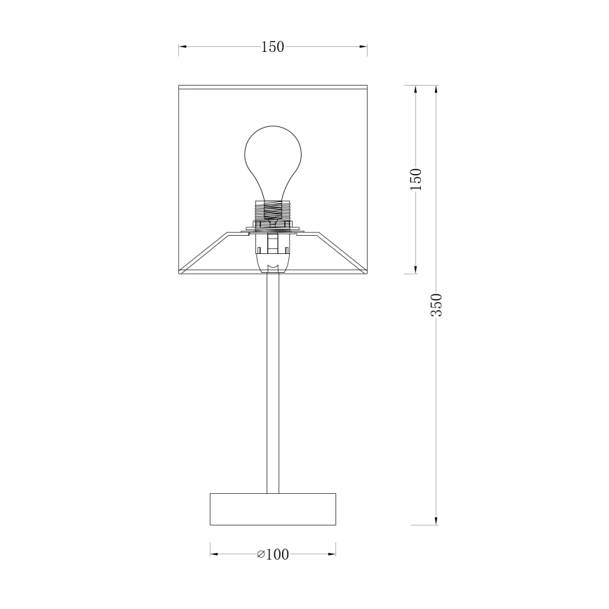 Globo 15188T - lampe de table AMY I 1xE14/40W/230V