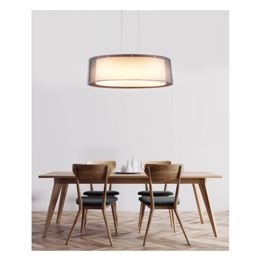 Globo - Suspension filaire 3xE27/60W/230V