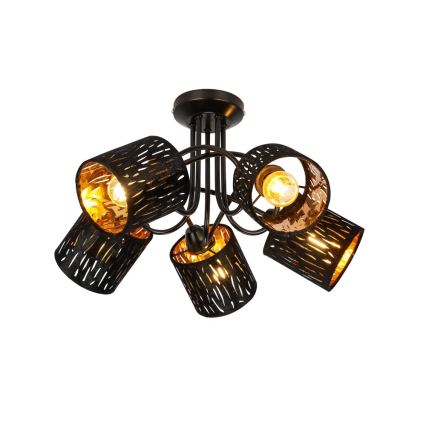 GLOBO 15264-5D - Lustre plafonnier TUXON 5xE14/25W/230V