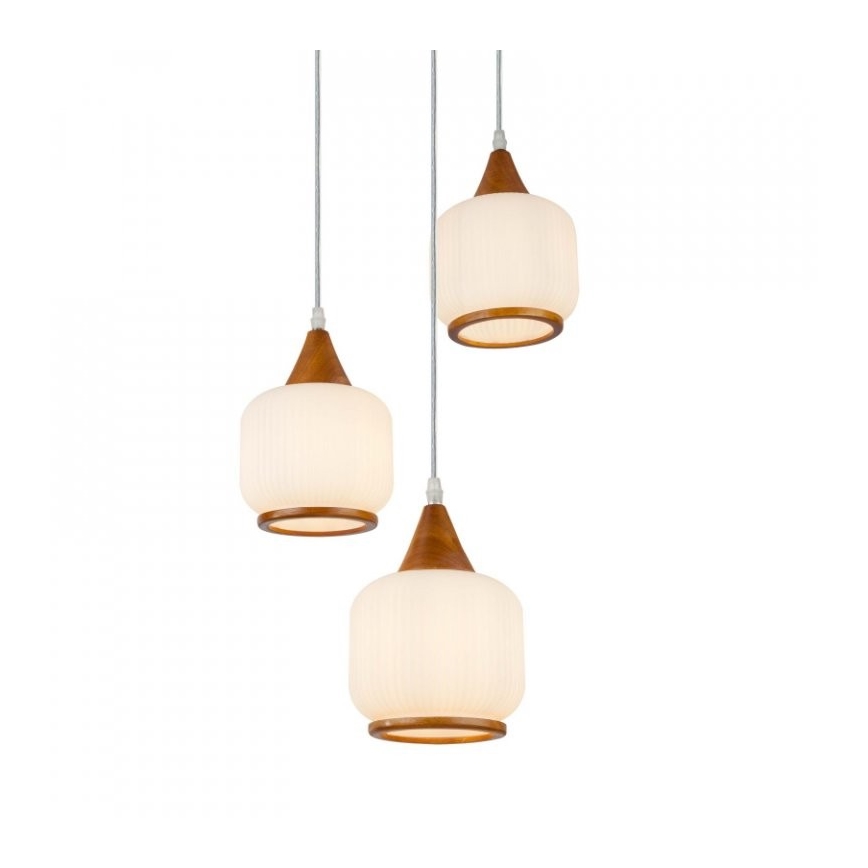 Globo 15308-3H - Suspension avec fil MISSA 3xE27/60W/230V