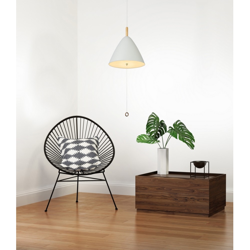 Globo - Suspension filaire 3xE27/60W/230V