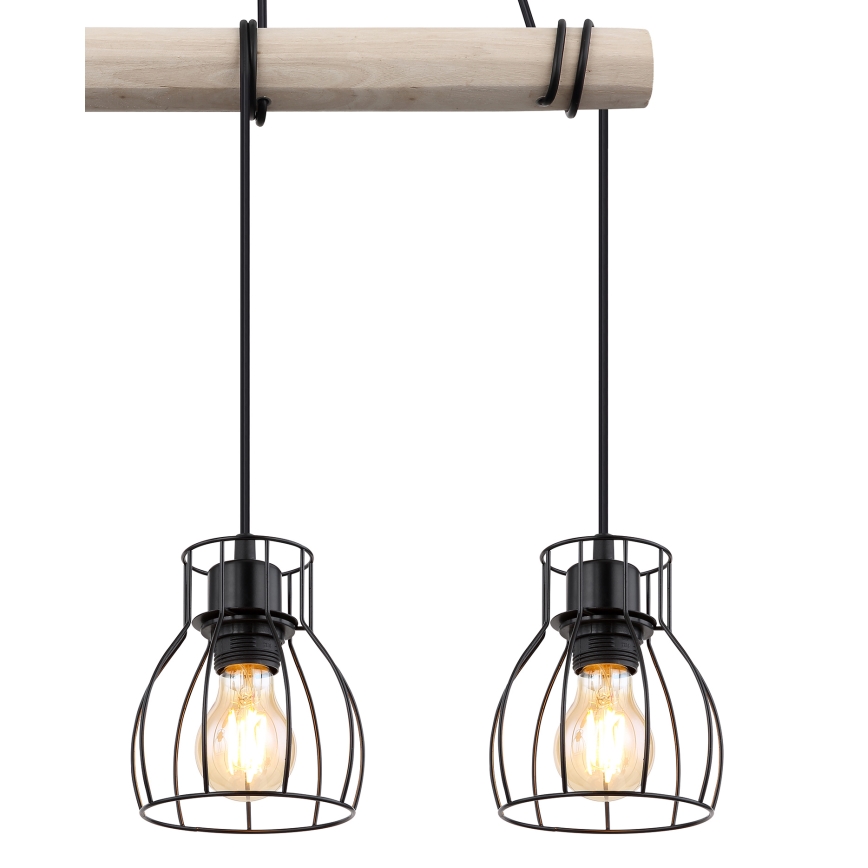 Globo - Suspension filaire 3xE27/40W/230V