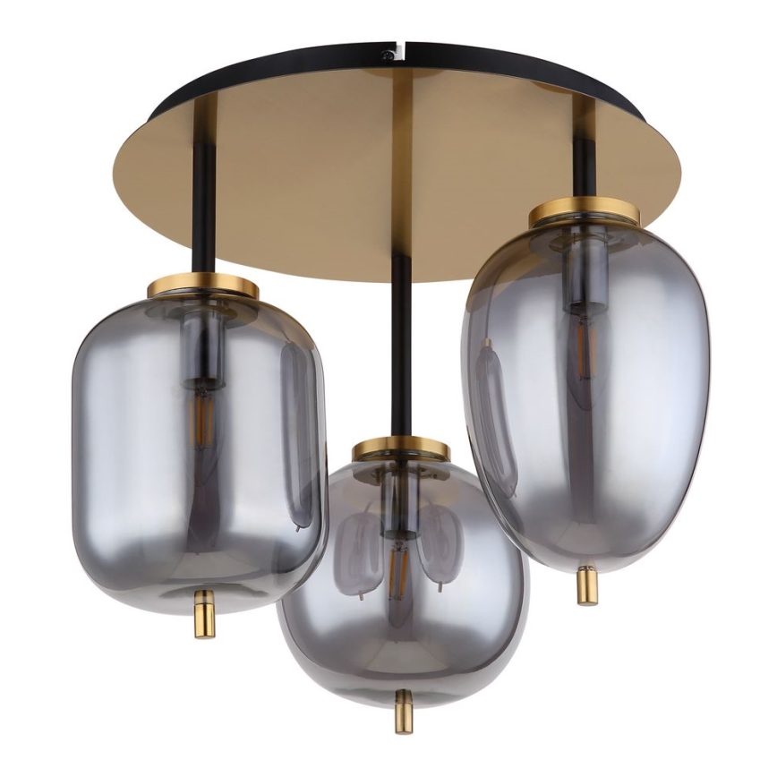 Globo - Lustre monté en surface 3xE14/40W/230V laiton