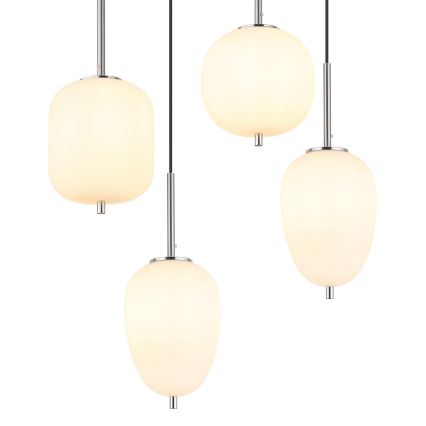 Globo - Suspension filaire 6xE14/40W/230V chrome brillant