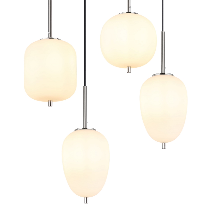 Globo - Suspension filaire 6xE14/40W/230V chrome brillant