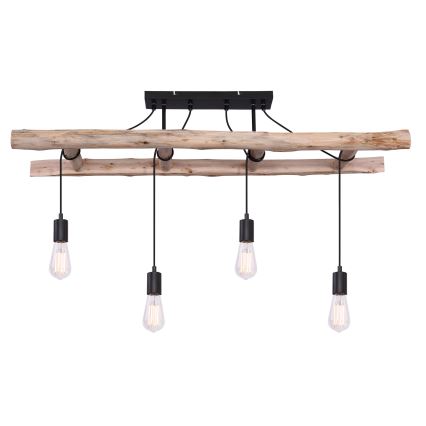 Globo - Suspension filaire 4xE27/60W/230V