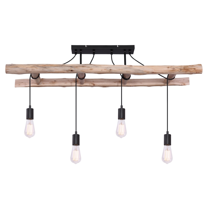 Globo - Suspension filaire 4xE27/60W/230V