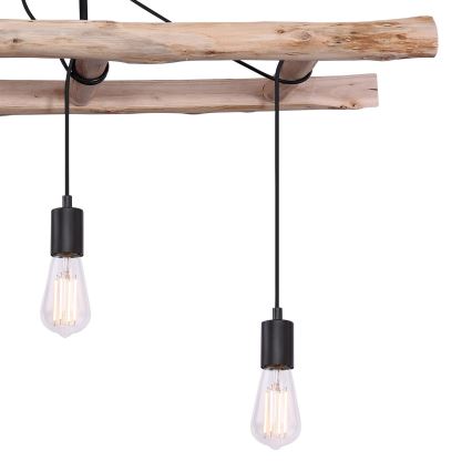 Globo - Suspension filaire 4xE27/60W/230V