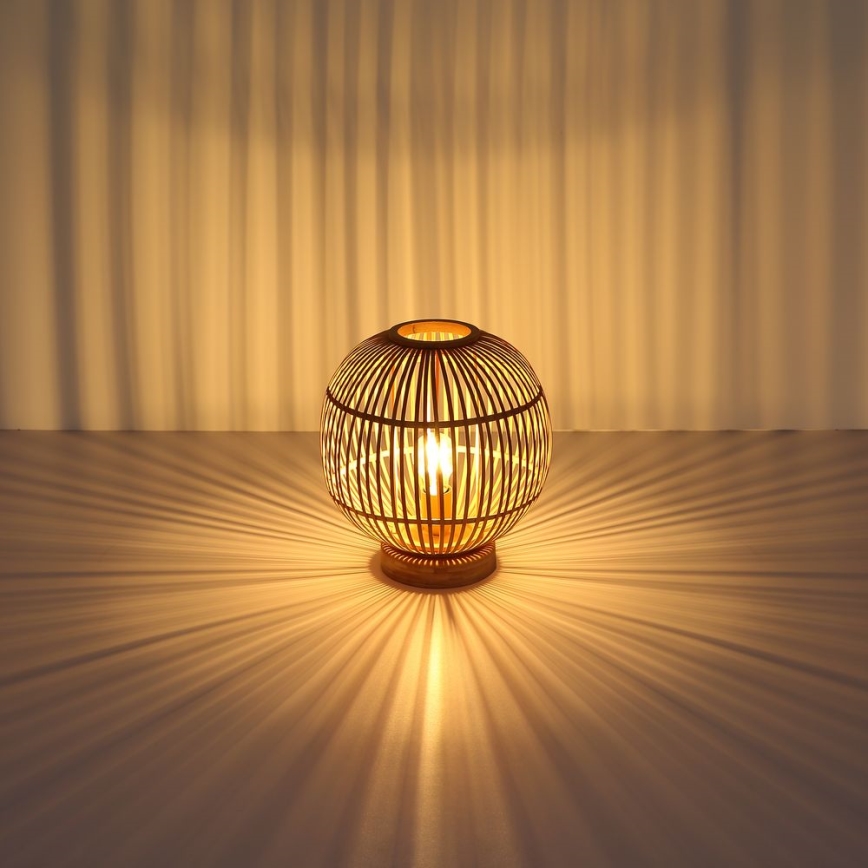 Globo - Lampe de table 1xE27/60W230V bambou