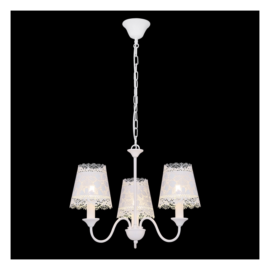 Globo - Suspension sur chaîne 3xE14/40W/230V