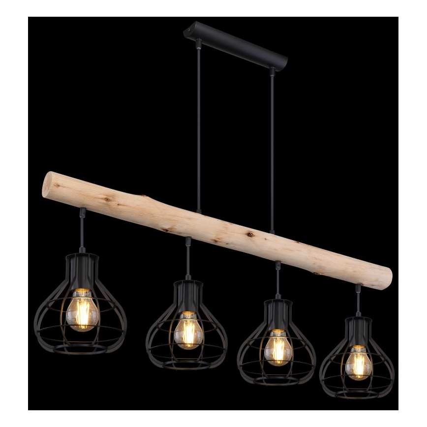 Globo - Suspension avec fil 4xE27/60W/230V