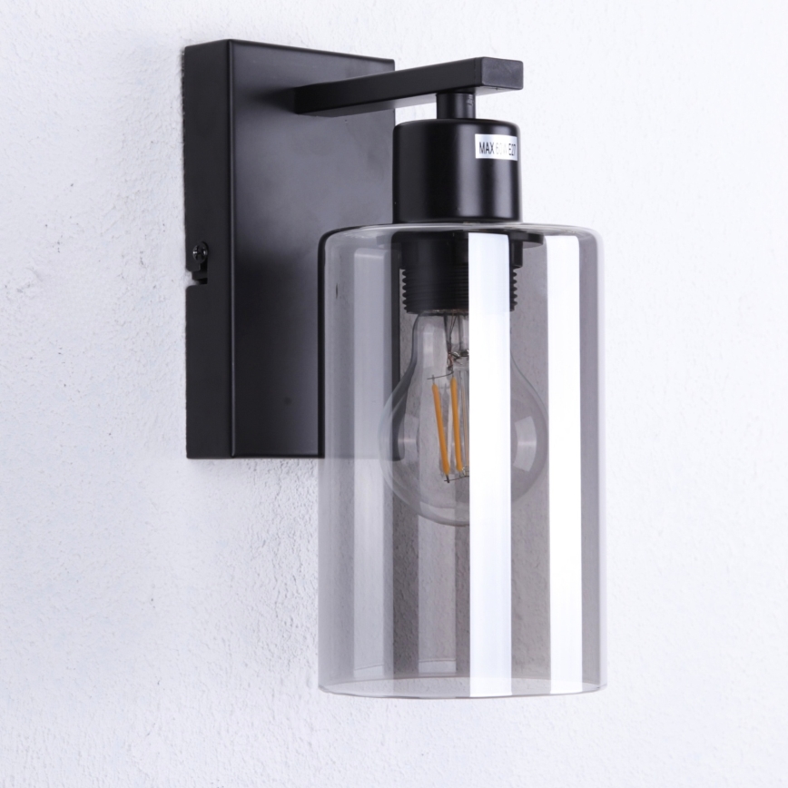 Globo - Applique murale 1xE27/60W/230V noir