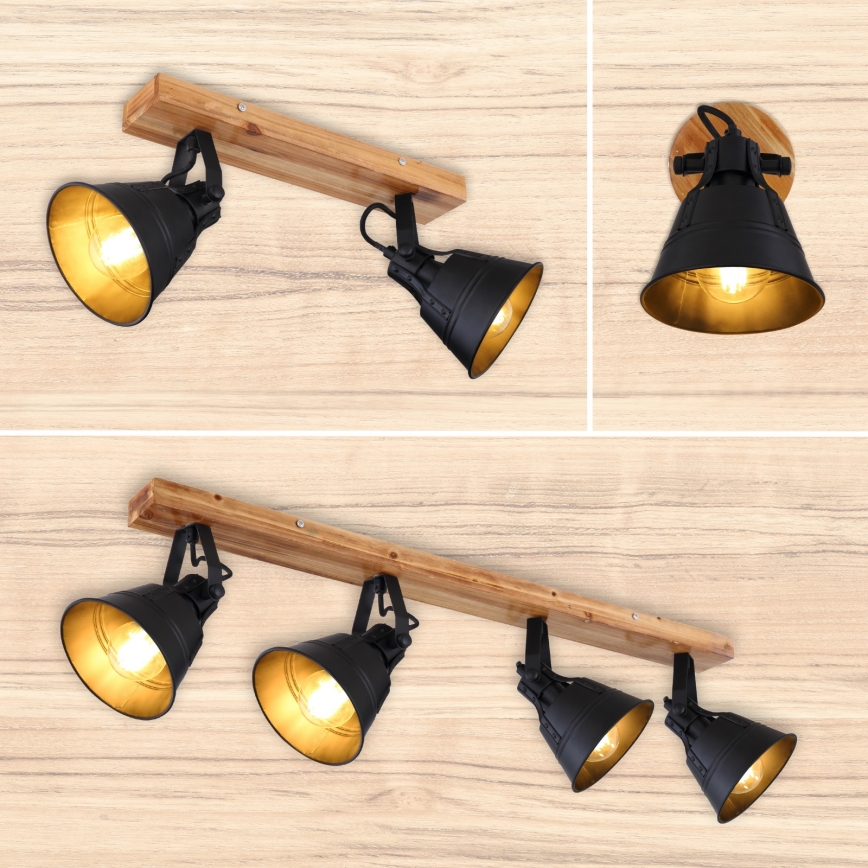 Globo - Spot mural 1xE27/60W/230V sapin