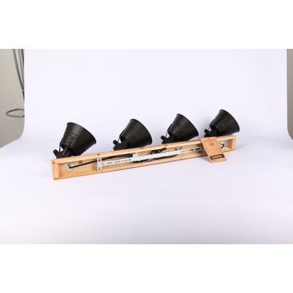 Globo - Spot 4xE27/60W/230V sapin