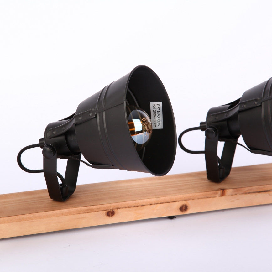 Globo - Spot 4xE27/60W/230V sapin