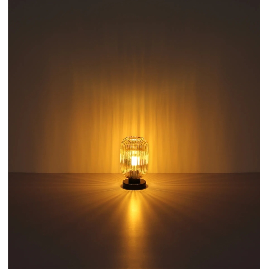Globo - Lampe de table 1xE27/40W/230V marron