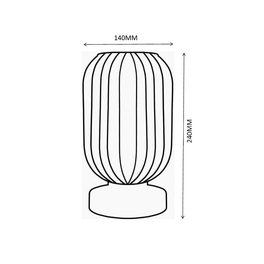 Globo - Lampe de table 1xE27/40W/230V violet