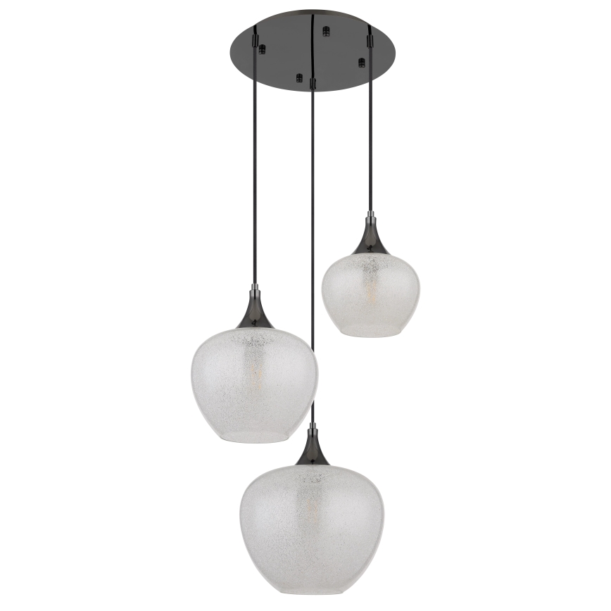 Globo - Suspension filaire 3xE27/40W/230V blanc/anthracite