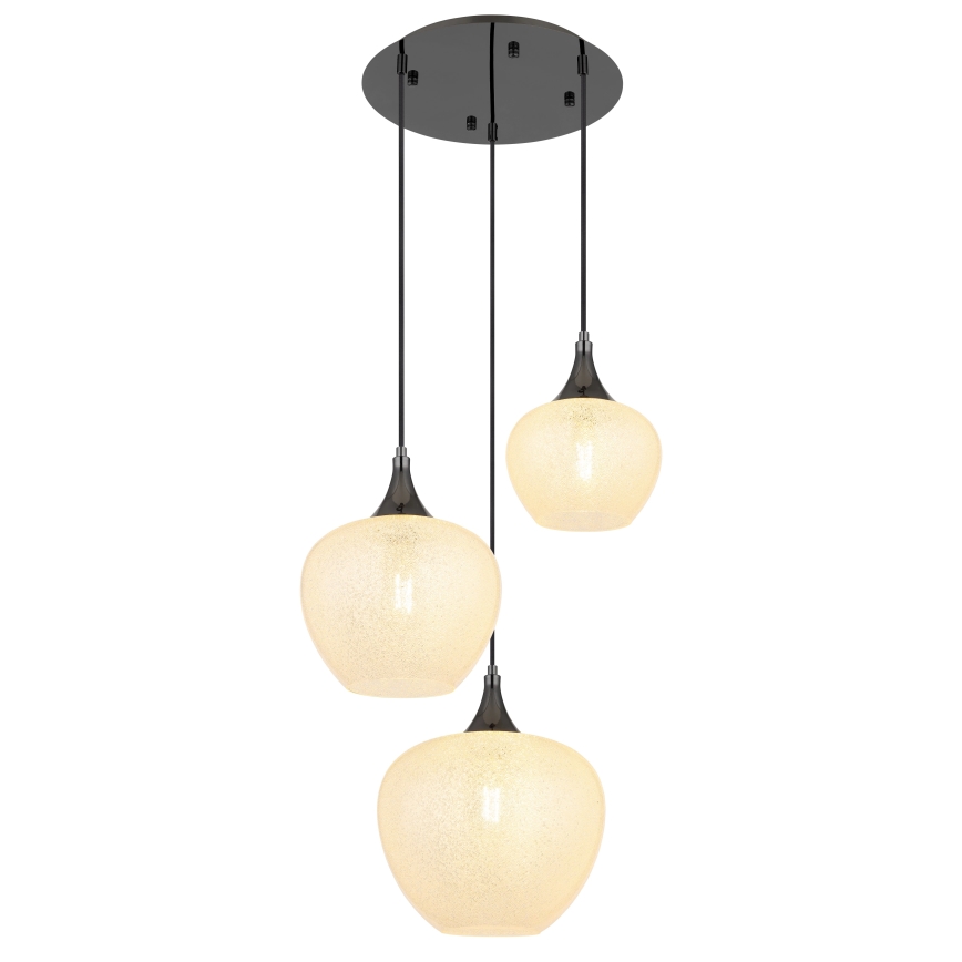 Globo - Suspension filaire 3xE27/40W/230V blanc/anthracite