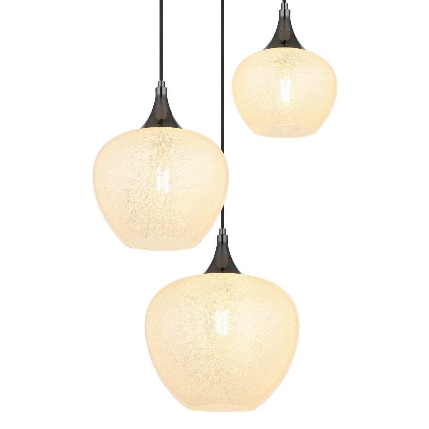 Globo - Suspension filaire 3xE27/40W/230V blanc/anthracite