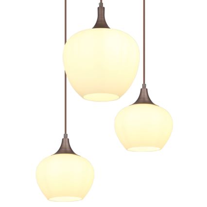 Globo - Suspension filaire 6xE27/40W/230V blanc
