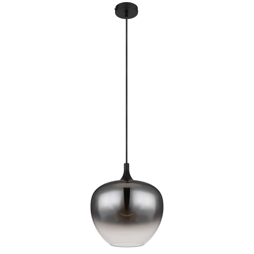 Globo - Suspension filaire 1xE27/60W/230V d. 29 cm noir