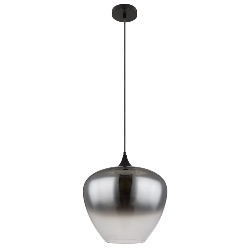 Globo - Suspension filaire 1xE27/60W/230V d. 40 cm noir