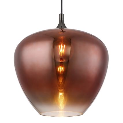 Globo - Suspension filaire 1xE27/60W/230V d. 40 cm cuivre