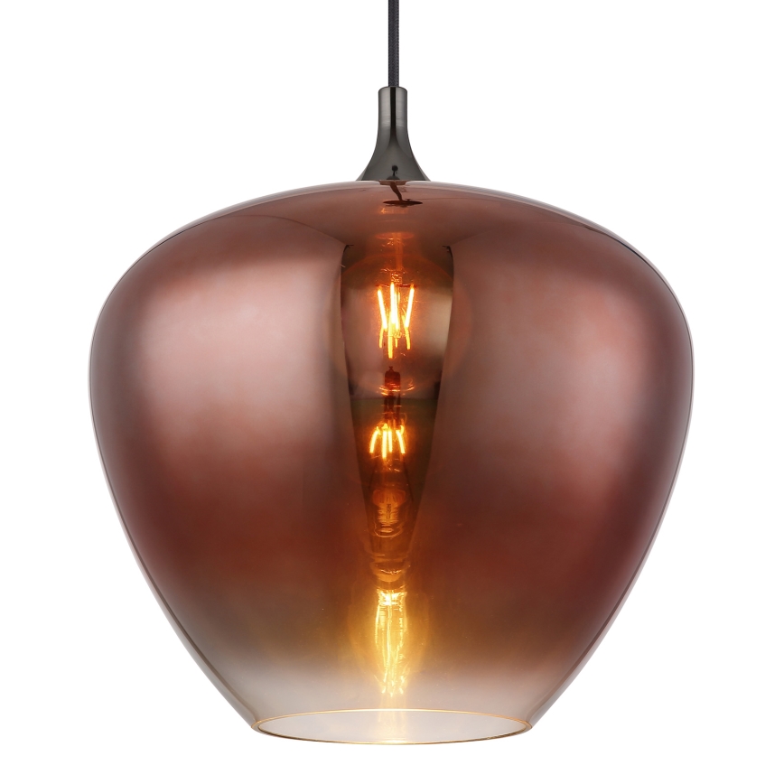 Globo - Suspension filaire 1xE27/60W/230V d. 40 cm cuivre