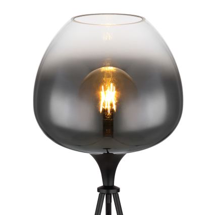 Globo - Lampadaire 1xE27/60W/230V noir
