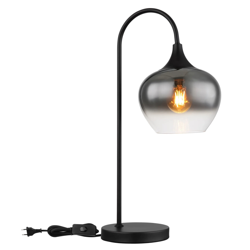 Globo - Lampe de table 1xE27/40W/230V noir