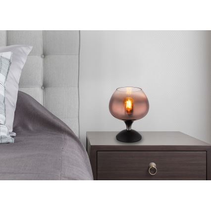 Globo - Lampe de table 1xE27/40W/230V cuivre