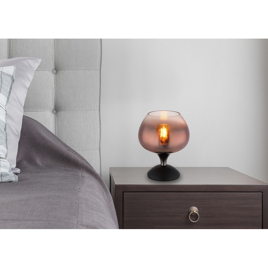 Globo - Lampe de table 1xE27/40W/230V cuivre