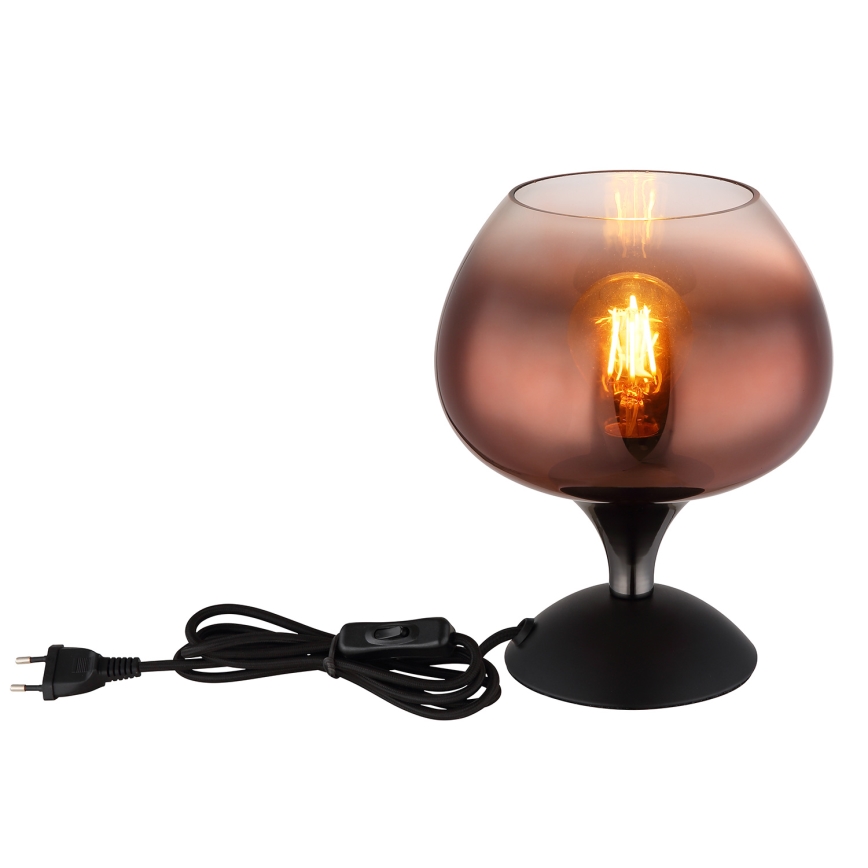 Globo - Lampe de table 1xE27/40W/230V cuivre