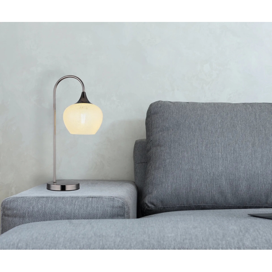 Globo - Lampe de table 1xE27/40W/230V blanc/anthracite