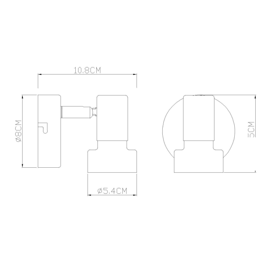 Globo - Lampe de table 1xE27/40W/230V blanc/anthracite
