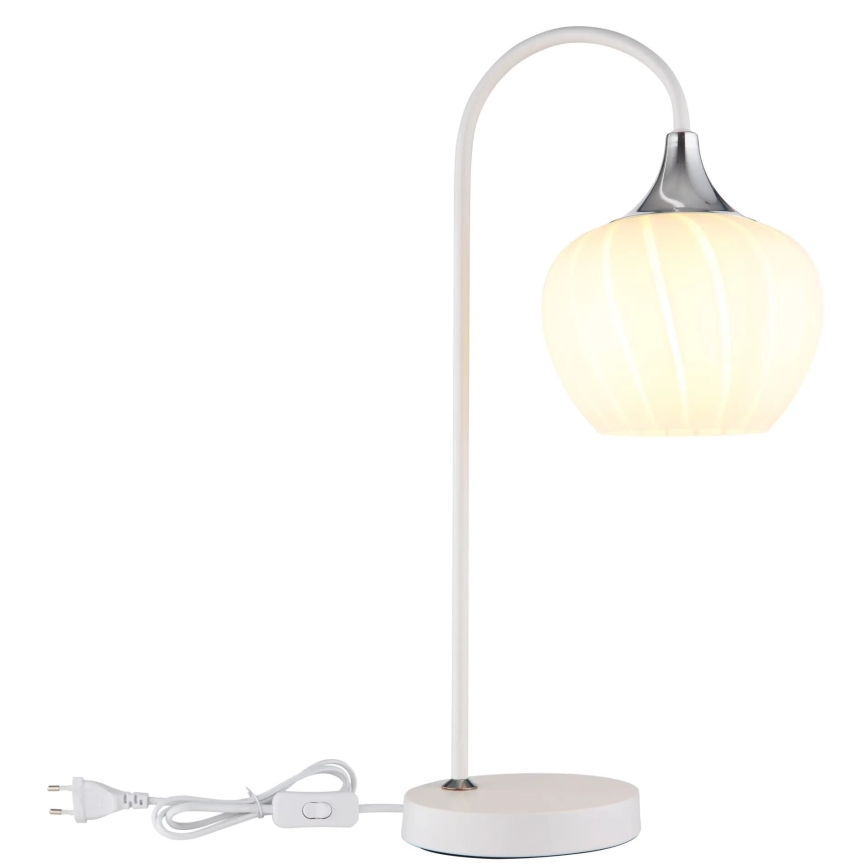 Globo - Lampe de table 1xE27/40W/230V blanc