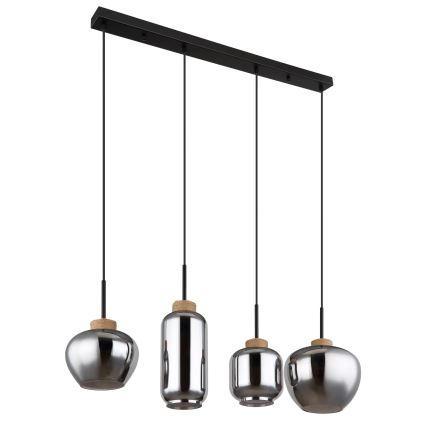 Globo - Suspension filaire 4xE27/40W/230V