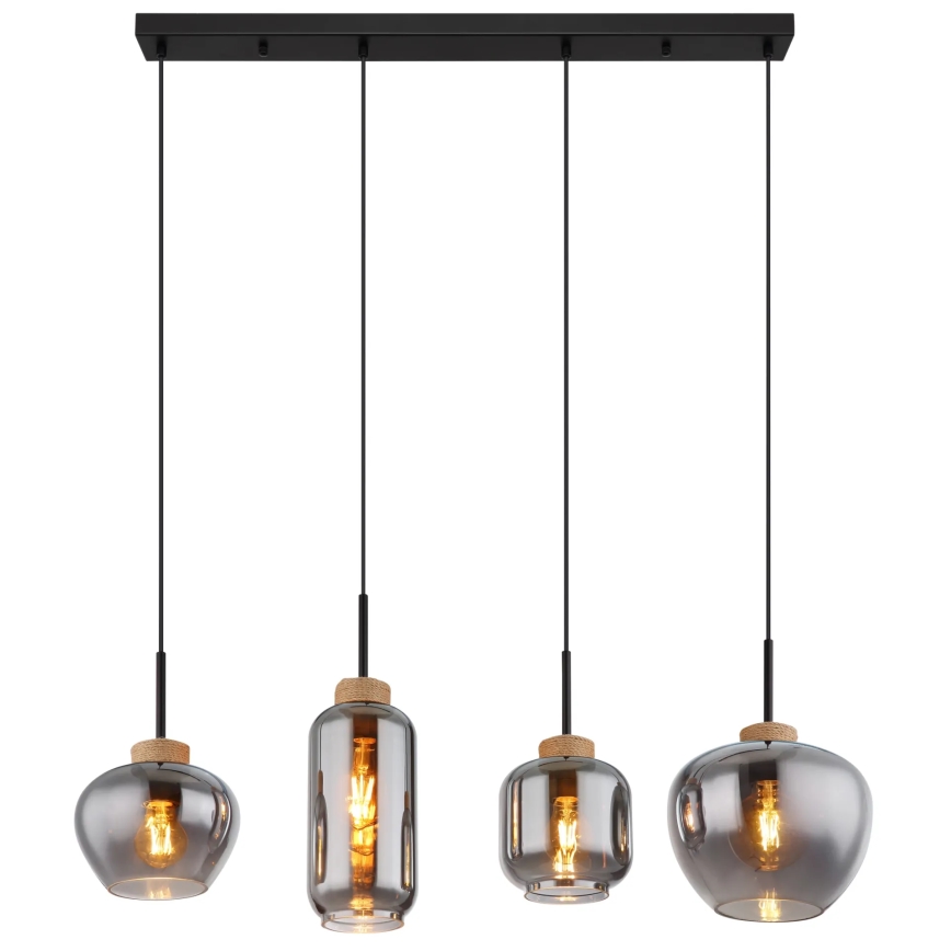 Globo - Suspension filaire 4xE27/40W/230V