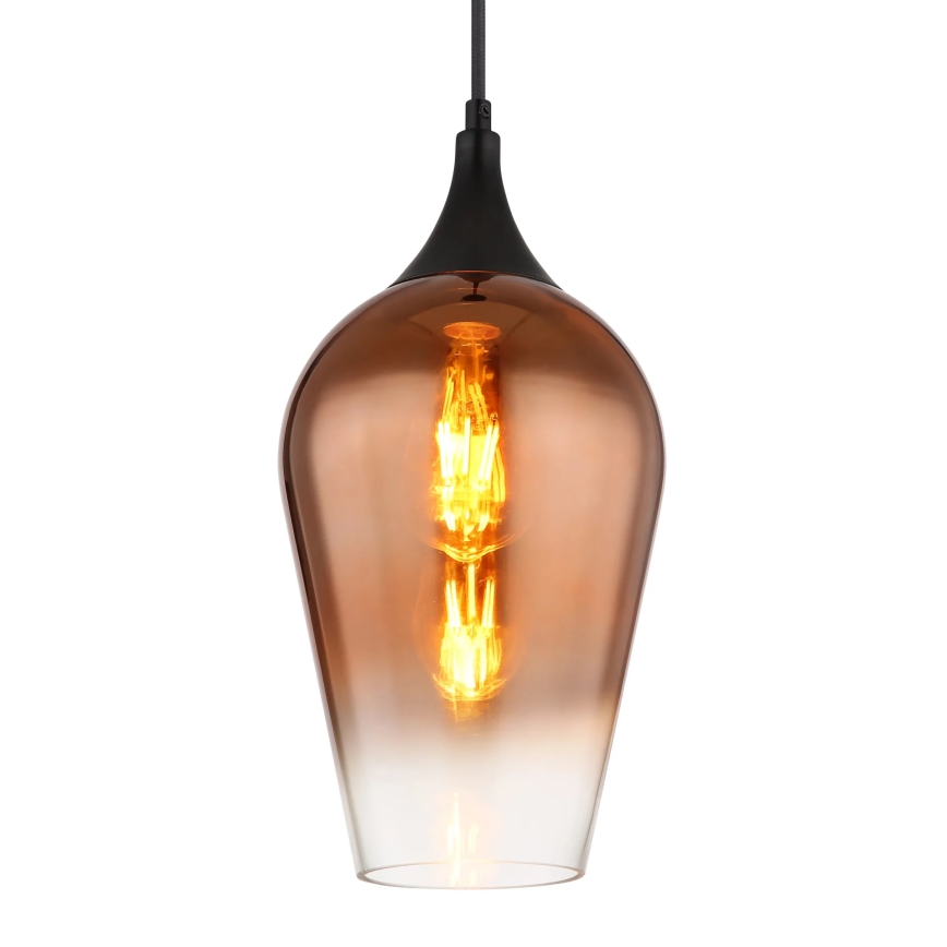 Globo - Suspension filaire 1xE27/60W/230V d. 18 cm cuivre