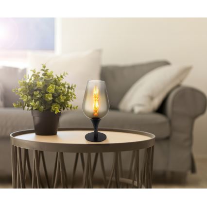 Globo - Lampe de table 1xE27/40W/230V d. 15 cm doré