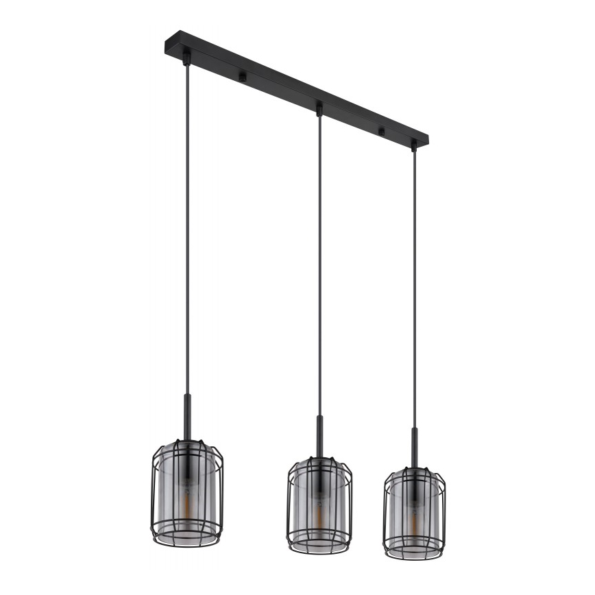 Globo - Suspension filaire 3xE27/60W/230V