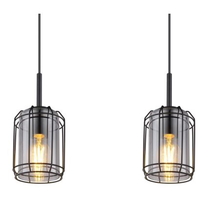 Globo - Suspension filaire 3xE27/60W/230V