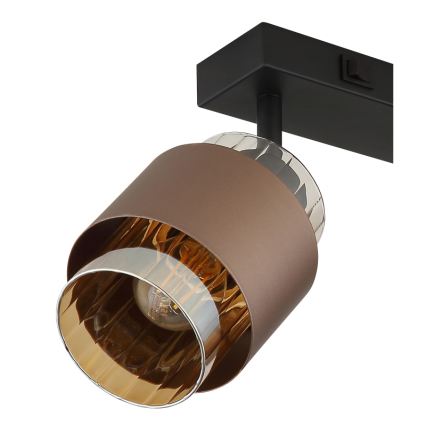 Globo - Spot 2xE27/40W/230V noir/bronze